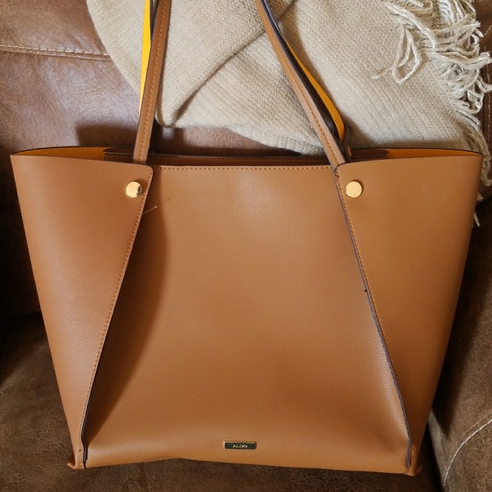 Cognac Aldo Tote - Picture 3 of 5